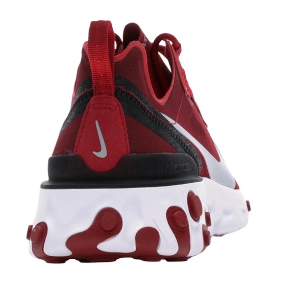 Nike React Element 55 Gym Red Men’s Size 10.5 New - Picture 9 of 13